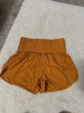 Free people Russet Orange The Way Home Shorts